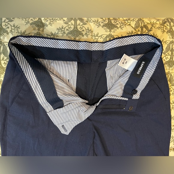 Navy Blue Express Dress Pants - Picture 3 of 4
